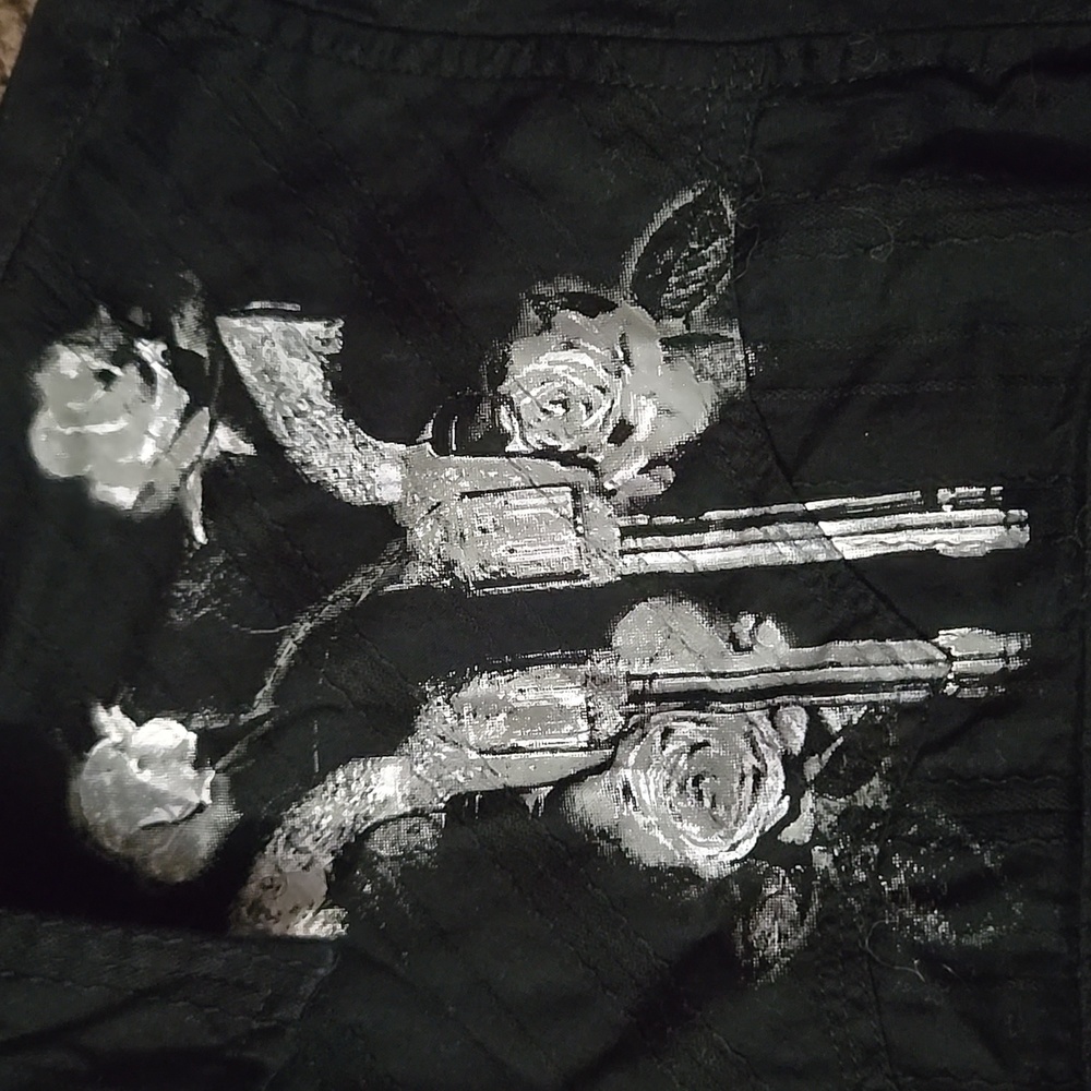 Panhandle Slim Black Shirt with White Graphic - Picture 2 of 5